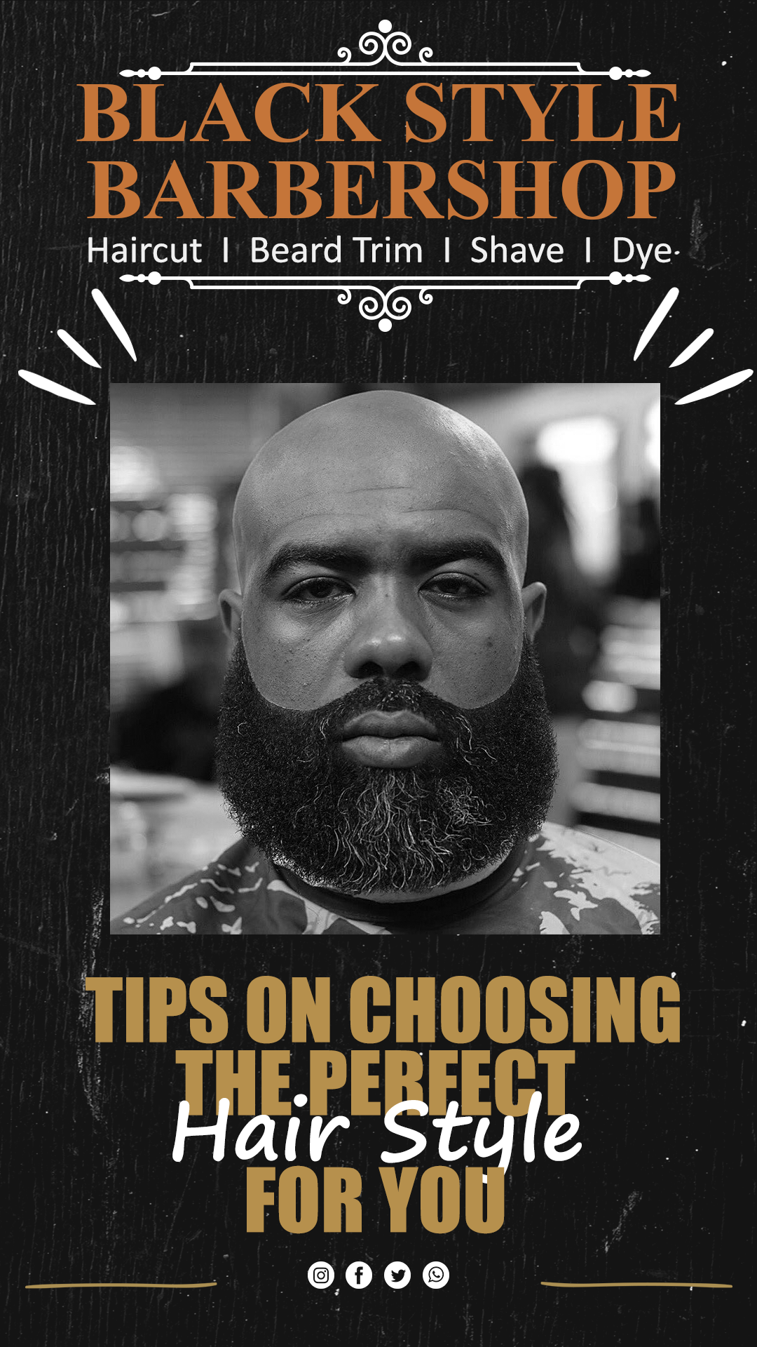 Black Style Barbershop digital pamphlet