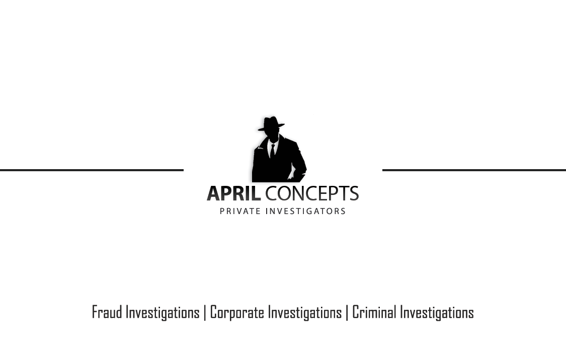 April Concepts business card — front